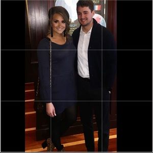 REVOLVE x CHASER Navy Long Sleeve Dress